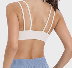 Scoop Neck Double Strap Active Cami