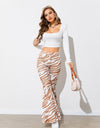 Floral High Waist Flare Leg Pants