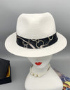 Short Brim Jute Cloth Hat