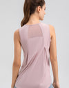 Round Neck Wide strap Active Tank