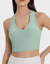 Scoop Neck Wide Strap Active Tank