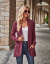 Open Front Cardigan with Pockets