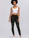 Wide Seamless Band Waist Sports Leggings