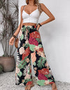 Printed Wide Leg Pants