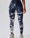 High Waist Tie-Dye Long Sports Pants