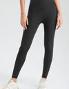 Wide Waistband Slim Fit Active Leggings