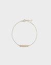 Daisy Shape Spring Ring Closure Bracelet