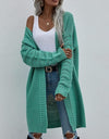 Open Front Long Sleeve Cardigan