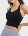 Crisscross Round Neck Active Tank