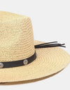 Fame Belt Strap Straw Hat