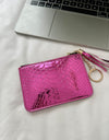 PU Leather Tassel Trim Card Case