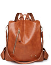 Zipper Pocket Backpack