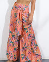 Printed High-Rise Tied Culottes