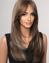 13*1" Full-Machine Wigs Synthetic Long Straight 22"