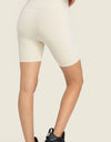 Seamless High-Rise Wide Waistband Biker Shorts