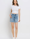 Vervet by Flying Monkey High Rise Denim Shorts