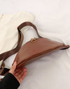 PU Leather Sling Bag with Small Purse