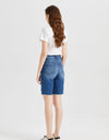 BAYEAS Full Size Super High Rise Denim Bermuda Shorts