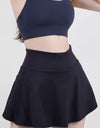 High Waist Pleated Active Skirt