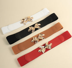 Alloy Buckle Elastic Belt