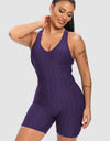 Crisscross Wide Strap Active Romper