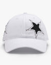 Adjustable Star Raw Hem Cap