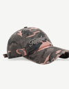 Letter Graphic Camouflage Cotton Hat