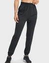 Elastic Waist Yoga Joggers with Pockets