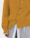 Dropped Shoulder Buttoned Cardigan