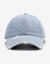 Distressed Adjustable Baseball Cap