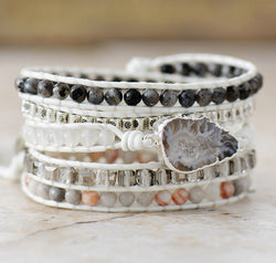 Natural Stone Layered Bracelet