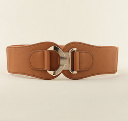 Alloy Buckle Elastic Belt