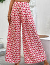 Printed High-Waist Culottes