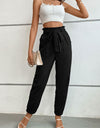 Tie Front Long Pants