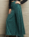 Printed Wide Leg Long Pants