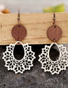 Geometric Cutout Dangle Earrings