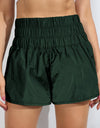 Breathable Smocked Sports Shorts