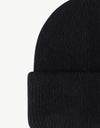 M Rib-Knit Cuff Beanie