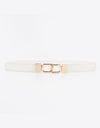 Geometric Double Buckle Elastic Belt