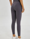 Wide Seamless Band Waist Sports Leggings