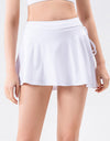 High Waist Active Skort with Pockets