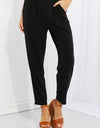 Zenana Pleated High Waist Pants with Side Pockets