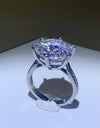 10 Carat Moissanite 925 Sterling Silver Ring