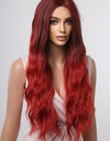 13*1" Full-Machine Wigs Synthetic Long Wave 27"