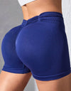 Ruched High Waist Active Shorts