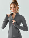 Zip Up Active Outerwear with Pockets