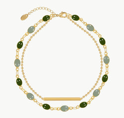 Alloy Double-Layered Bracelet