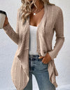 Open Front Long Sleeve Cardigan