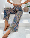 Printed Wide Leg Pants