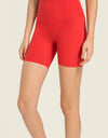 Seamless High-Rise Wide Waistband Biker Shorts